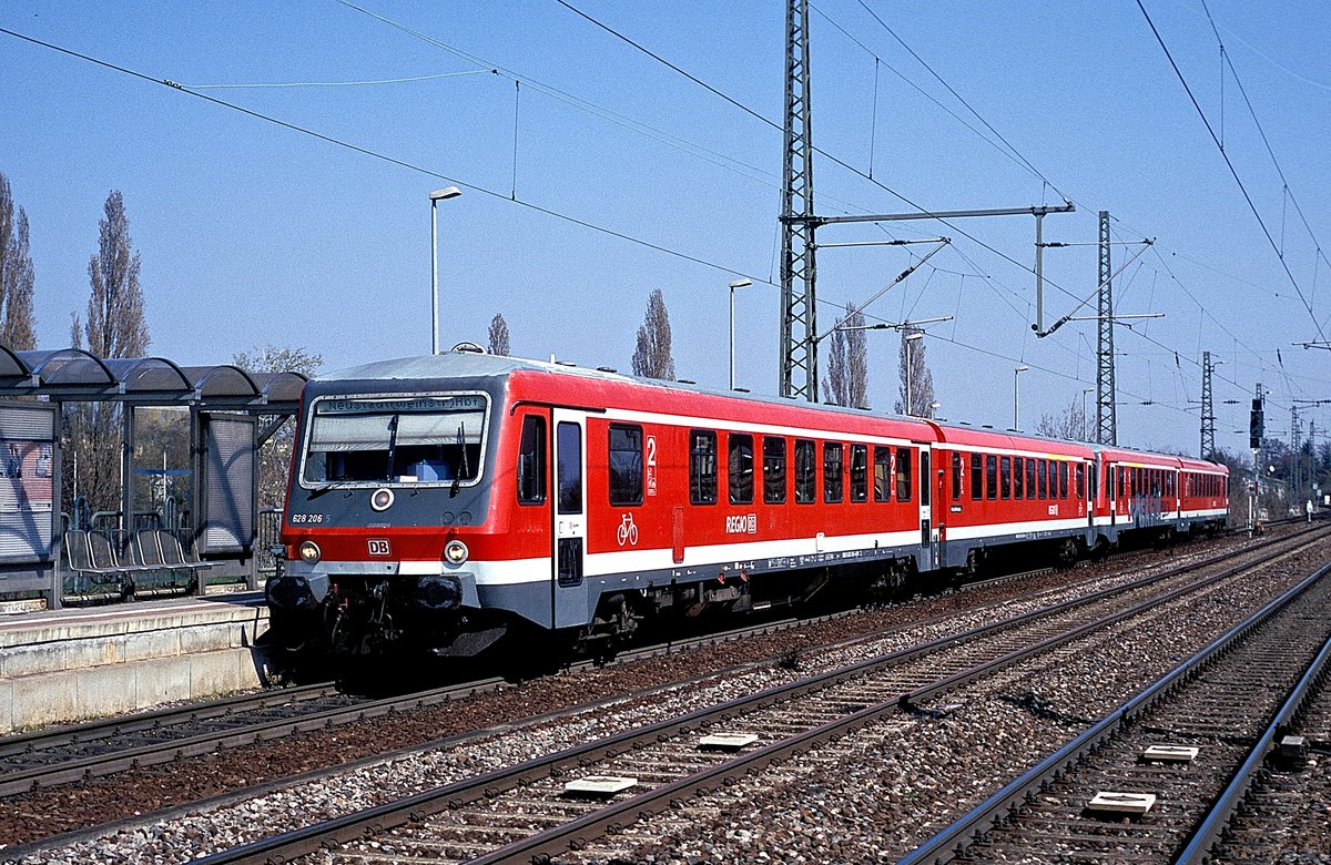  628 206 + 221  Neustadt - Böbig  25.03.12