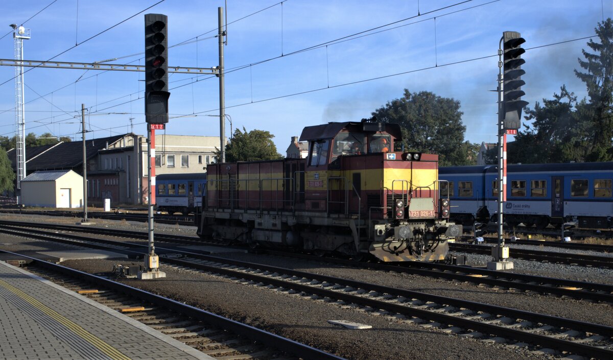 721 036-1 rangiert in Olomuoc.