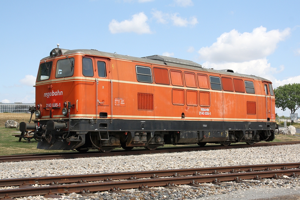 A-RBAHN 2143 035-1 am 03.August 2024 in Ernstbrunn.