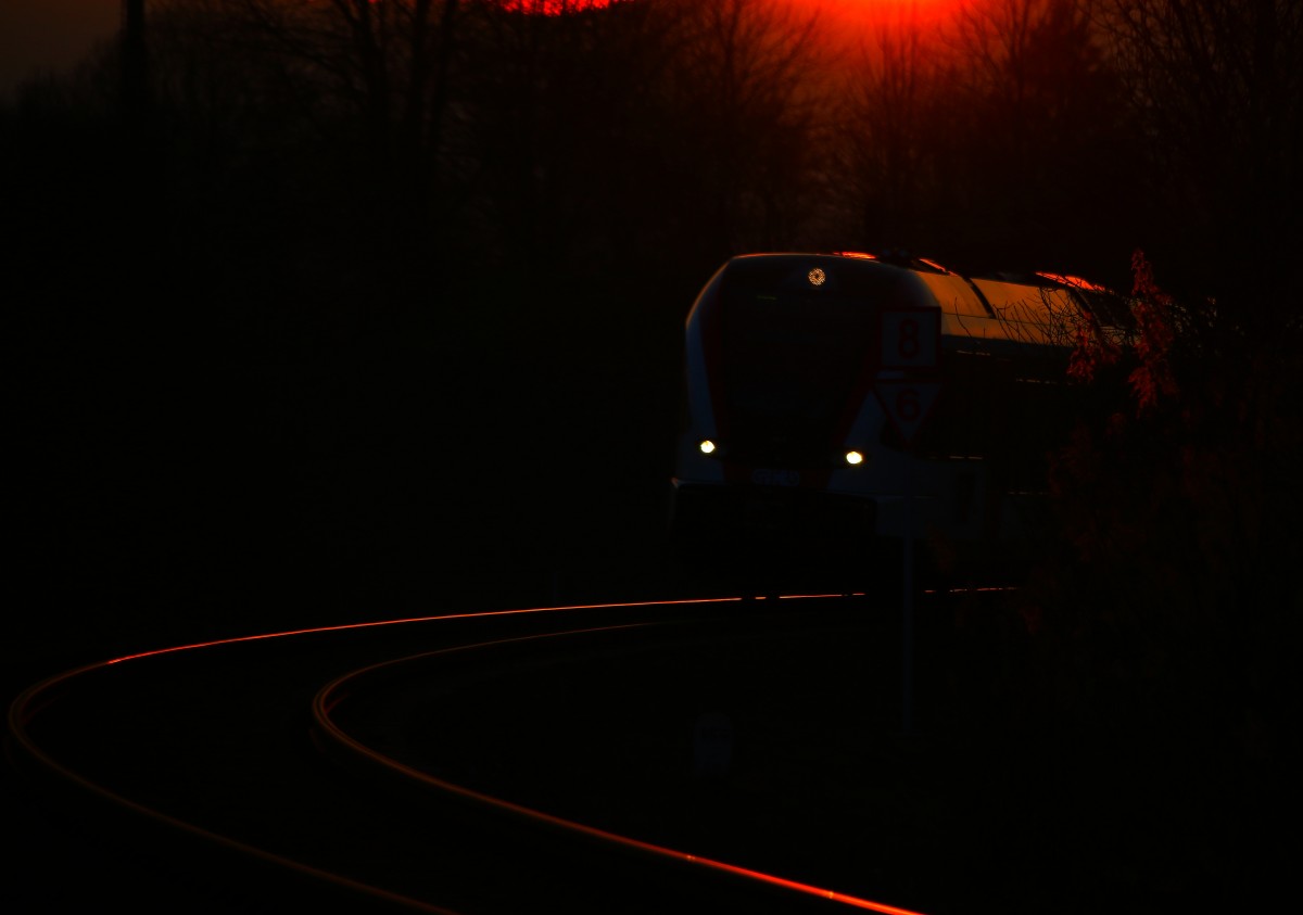 Abends in Pölfing Brunn. 16.12.2015