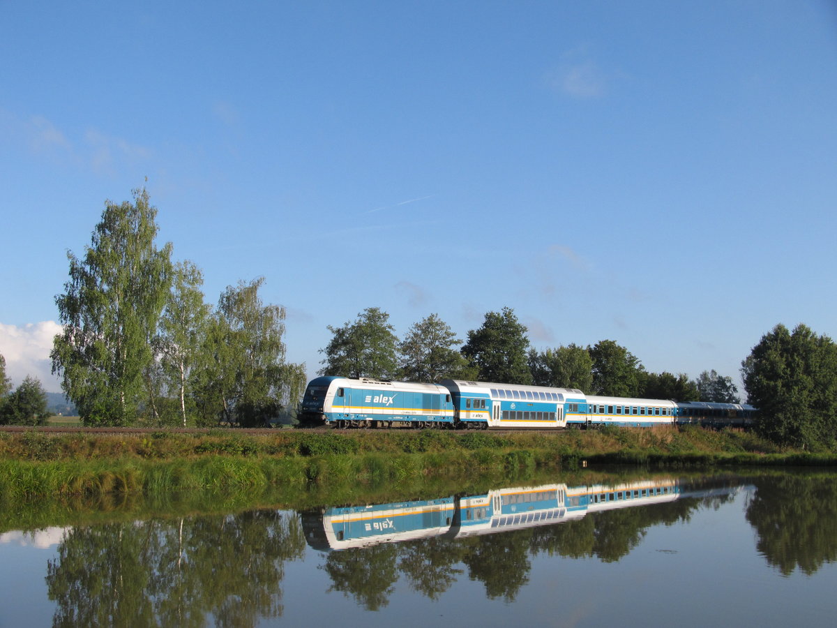 Am 06.09.2016 konnte ich den Alex mit der 223 in Wiesau fotografieren.
