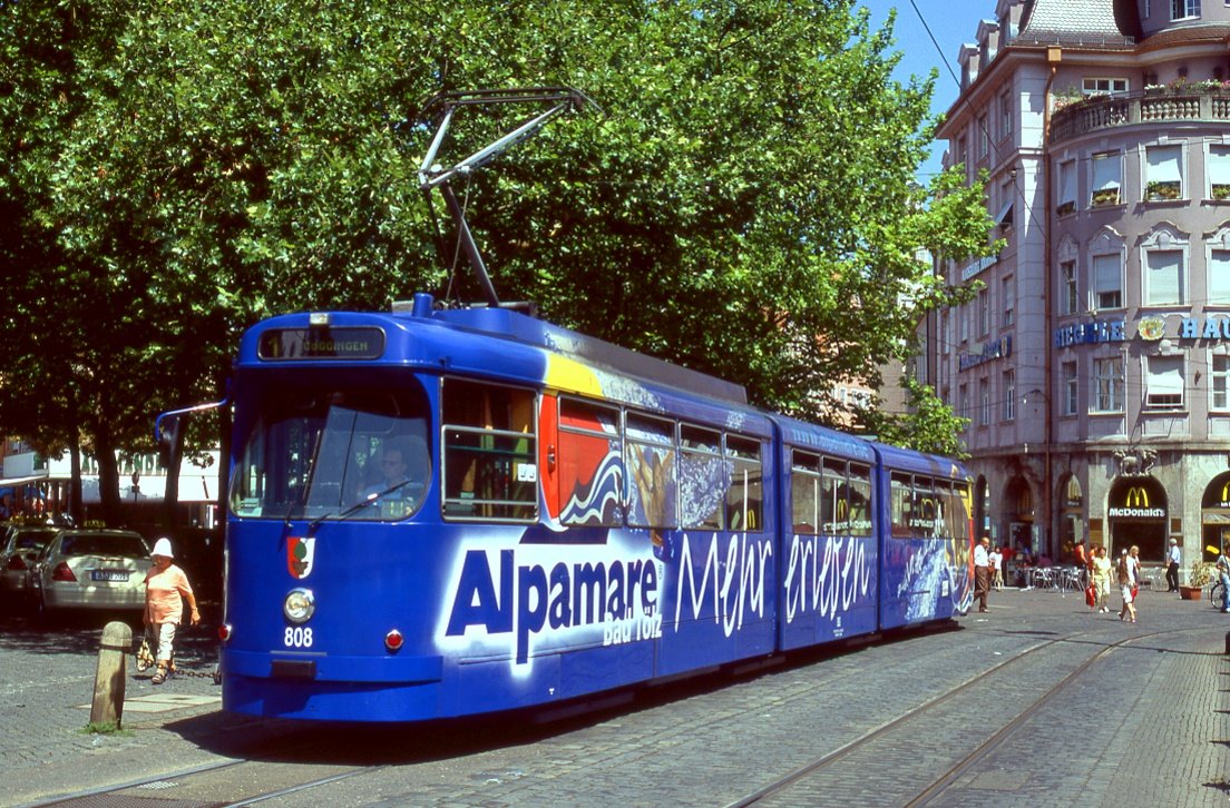 Augsburg 808, Königsplatz, 24.07.2006.