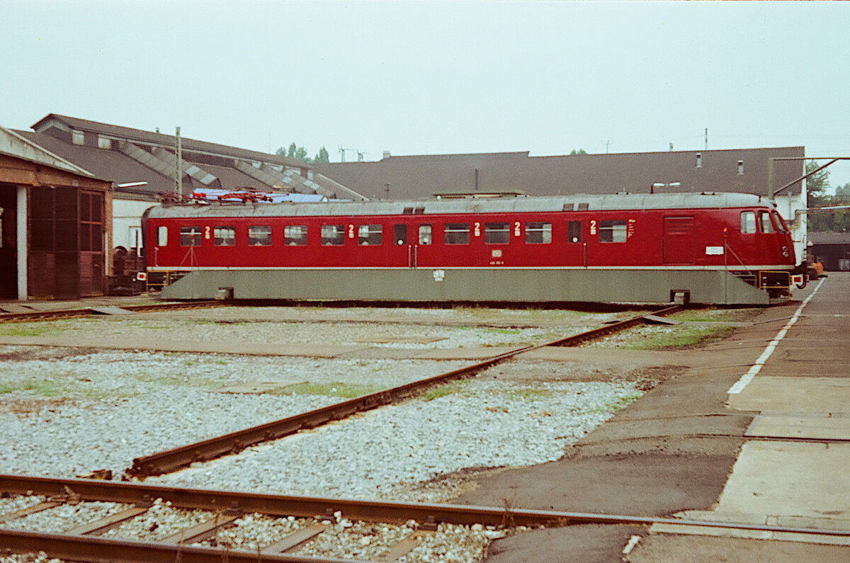 Ausbesserungswerk Cannstatt, Zug der DB-Baureihe 456 (August 1983) 