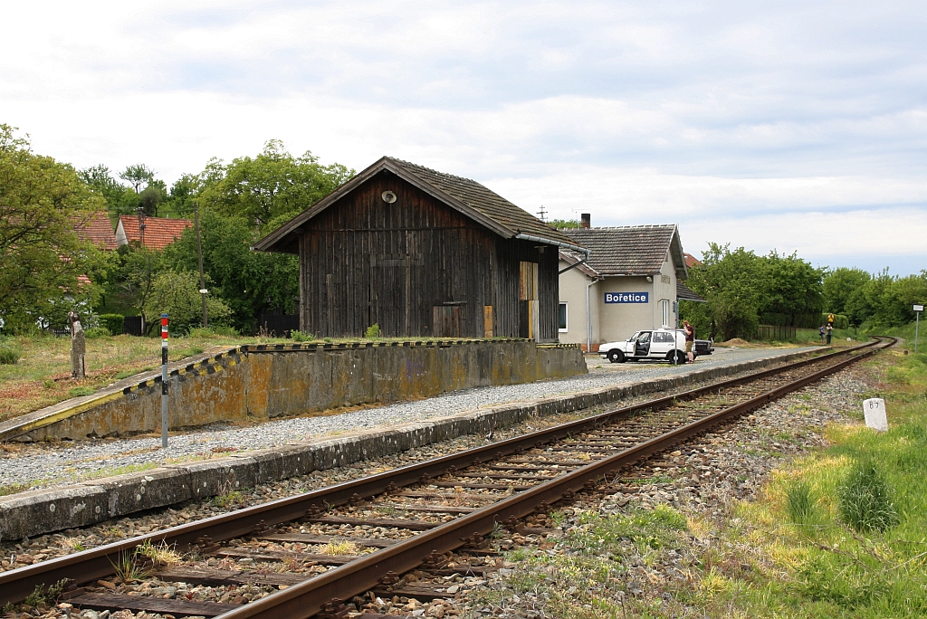Bahnhof Boretice am 11.Mai 2019.