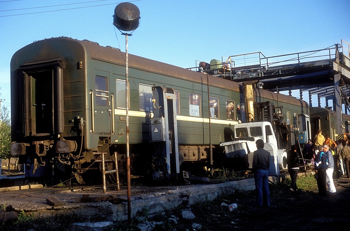 Bahnhof  Zabaikalsk  Umspuranlage  11.09.91