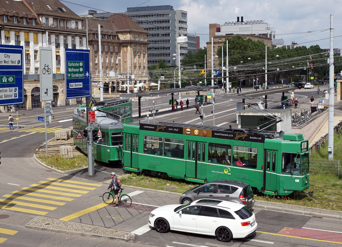 Basler Verkehrsbetriebe/BVB.
Impressionen vom 31. Mai 2019.
Foto: Walter Ruetsch