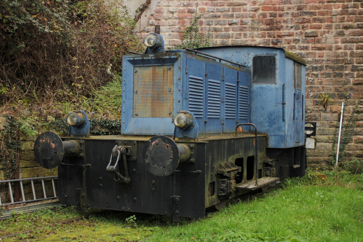 BBC 136 (Henschel 24372/1939) am 14.12.24 im Eisenbahnmuseum Neustadt. 