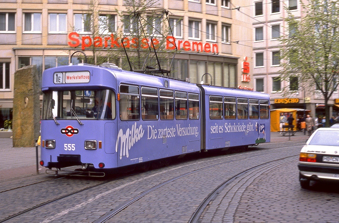 Bremen 555, Schlüsselkorb, 12.04.1989.
