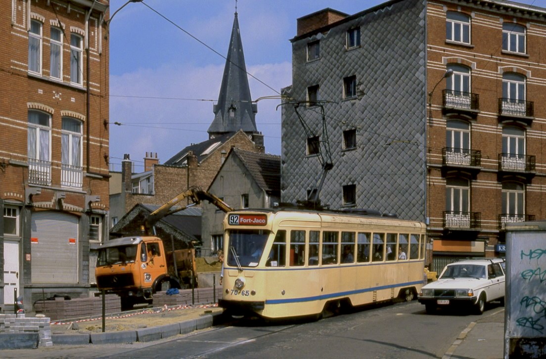 Brussel, Bruxelles, 7065, Eugène Verboekhoven Plein, Place Eugène Verboekhoven, 22.05.1991.
