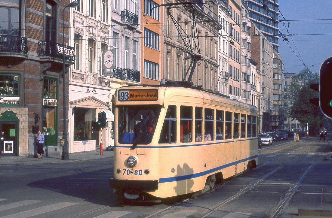 Brussel, Bruxelles 7080, Louiza Laan, Avenue Louise, 22.05.1991.