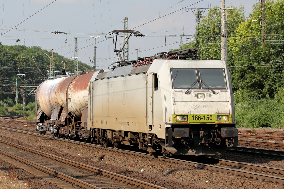 Captrain 186-150 in Köln-West 2.6.2014