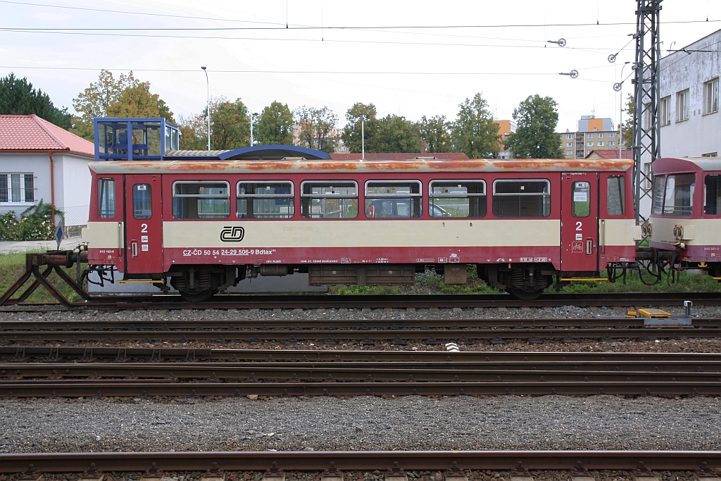 CD 50 54 24-29 506-9 Bdtax am 25.August 2018 im Bahnhof Tabor.