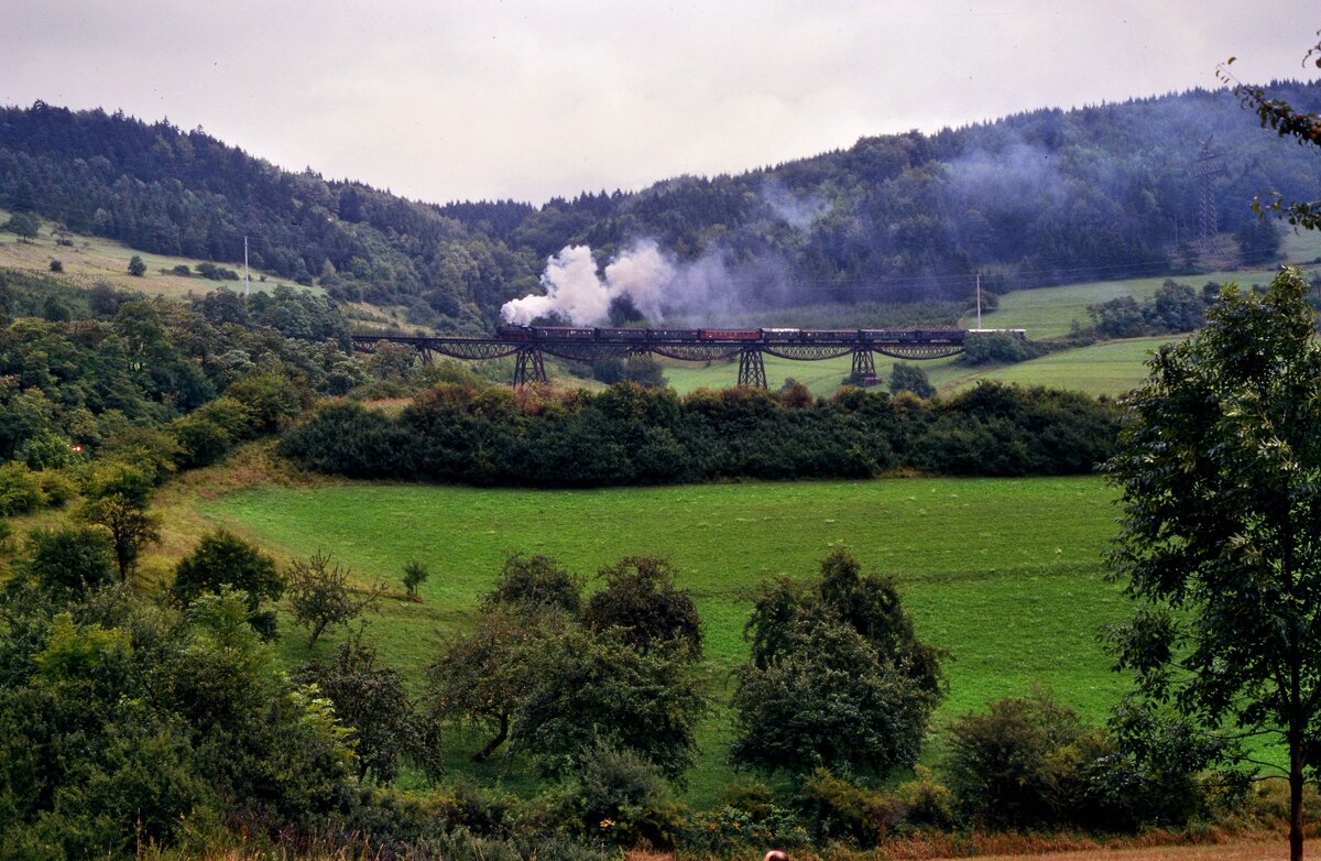 Dampfzug der Wutachtalbahn (1989?)