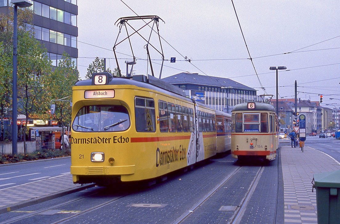 Darmstadt 21, Neckarstraße, 01.11.1988.