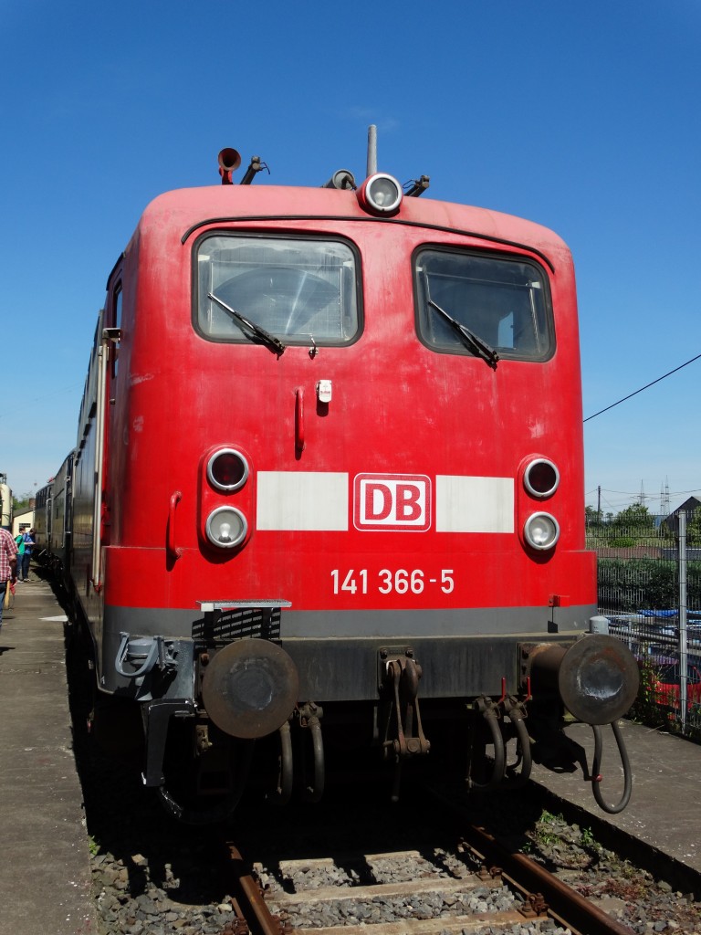 DB 141 366-5 am 14.06.15 im DB Museum Koblenz beim Sommerfest