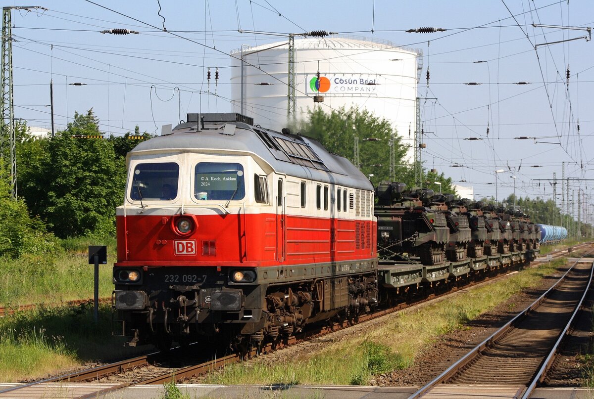 DB 232 092-7 | Anklam | Juni 2021 - Interesse am Bild per Mail oder per Persönlicher Nachricht mitteilen