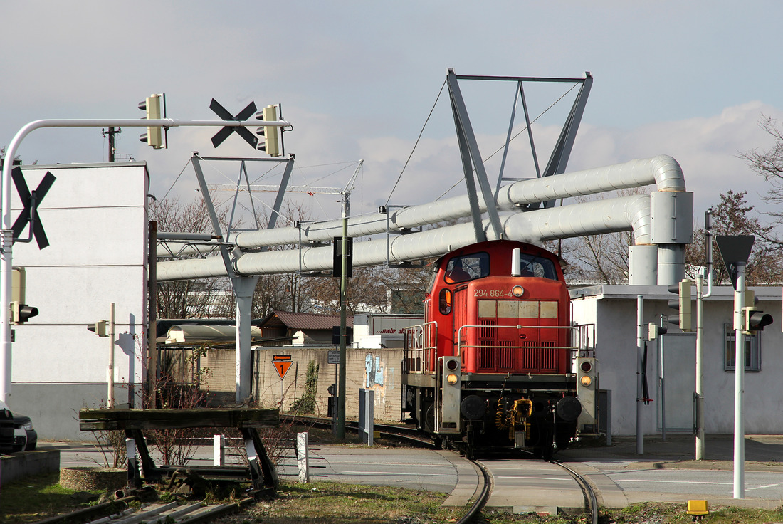 DB Cargo 294 864 // Mannheim, Friesenheimer Insel // 26. Februar 2018