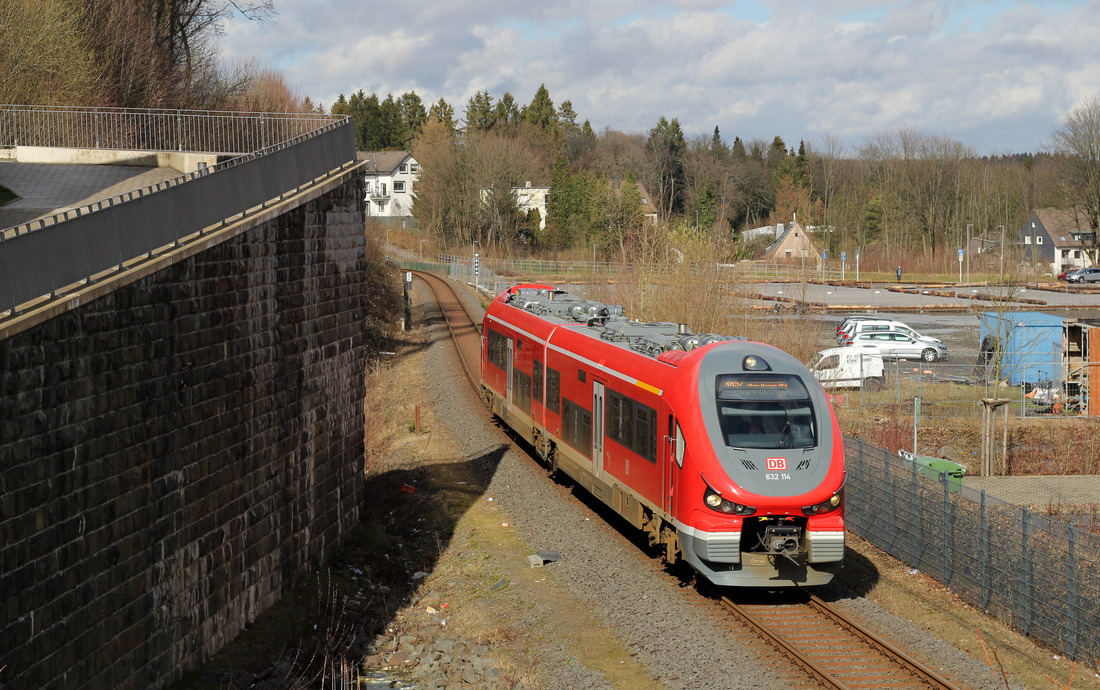 DB Regio 632 114 // Lüdenscheid // 7. März 2019