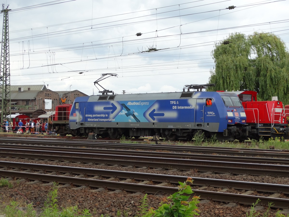 DB Schenker Rail 152 137-6 Albatros Express am 14.06.14 in Koblenz Lützel