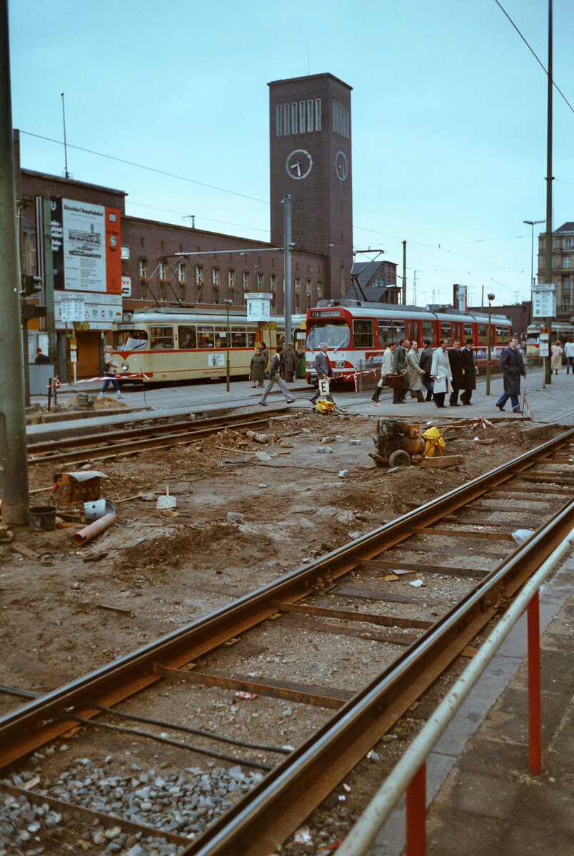 Der Düsseldorfer Hauptbahnhof 1983