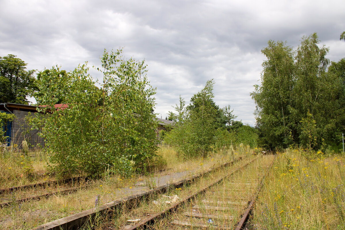 Der ehemalige Bahnhof Wadgassen am 13. Juli 2024