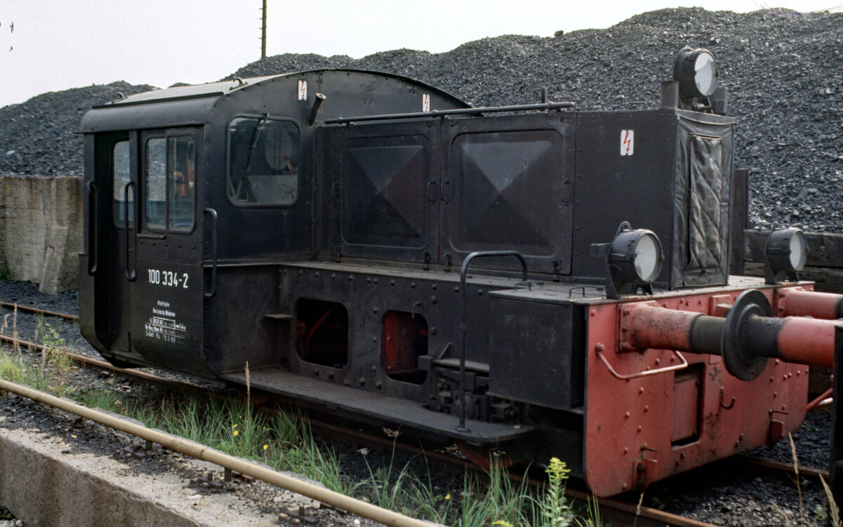 Die 100 334 am 19.09.1911 im Bw. Leipzig-Wahren.