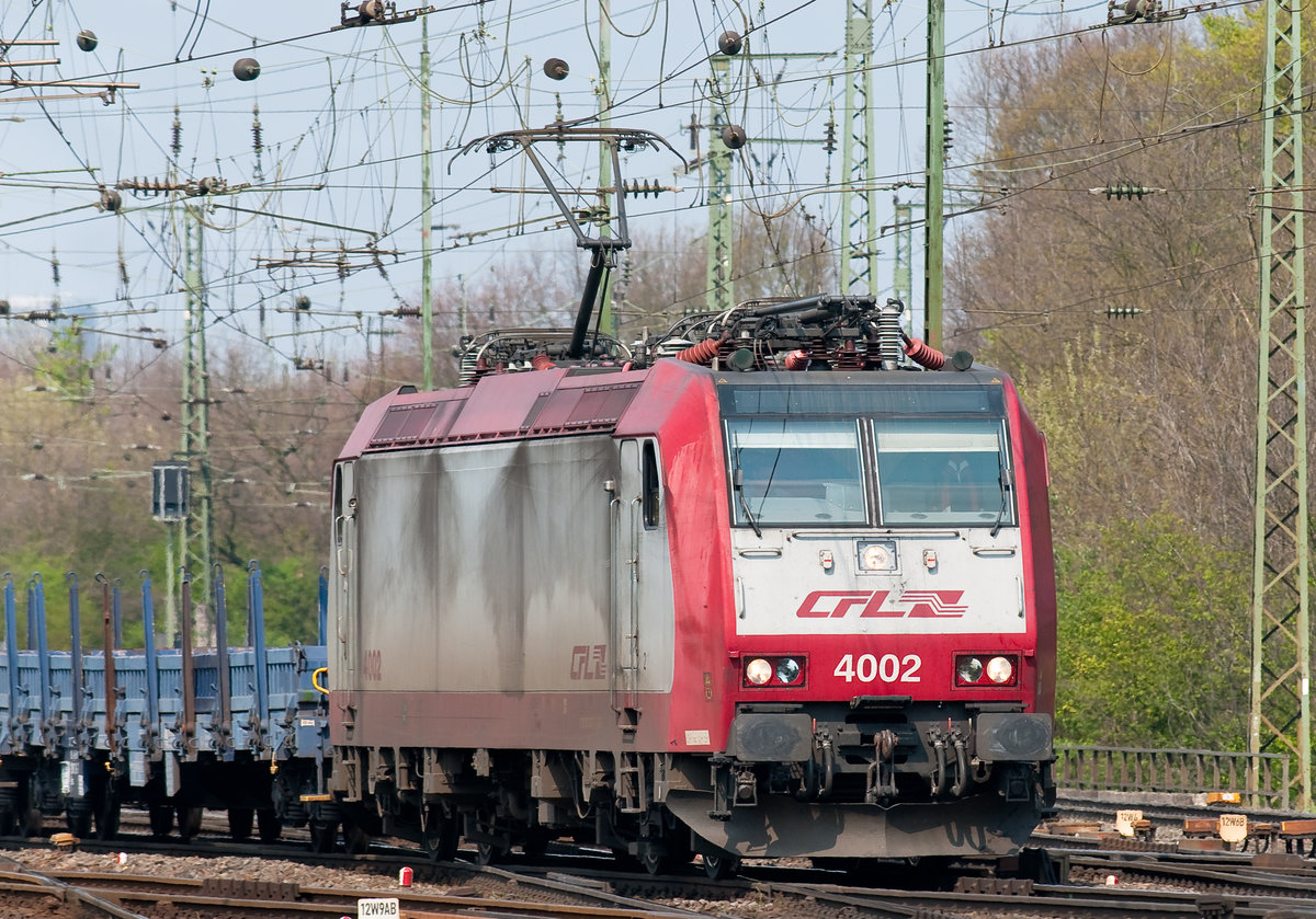  Die E-Lock CFL 4006 Aufgenommen in Porz-Gremberghoven. 16.4.2019.