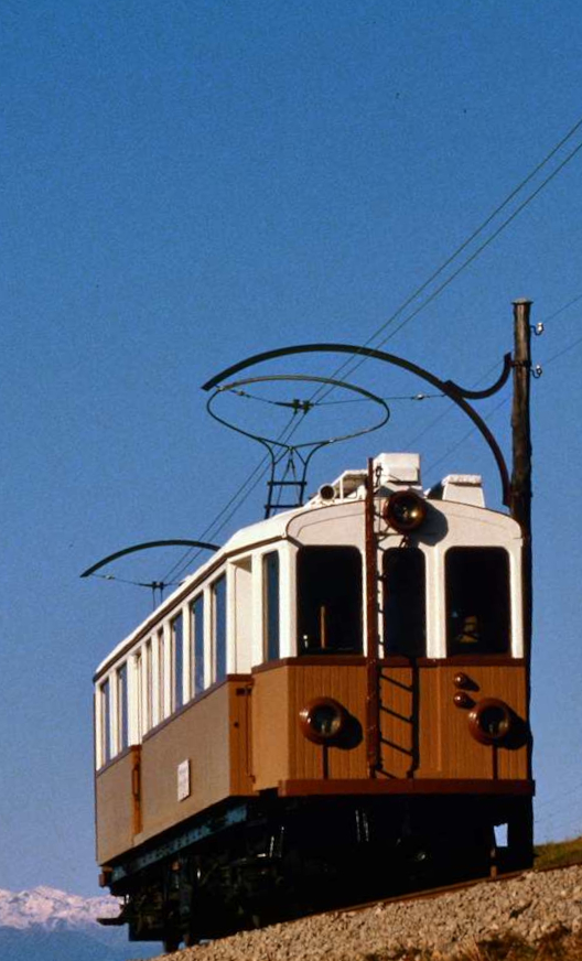 Die Rittner Bahn in Südtirol besaß eine unvergleichliche Schönheit (Herbst 1985)