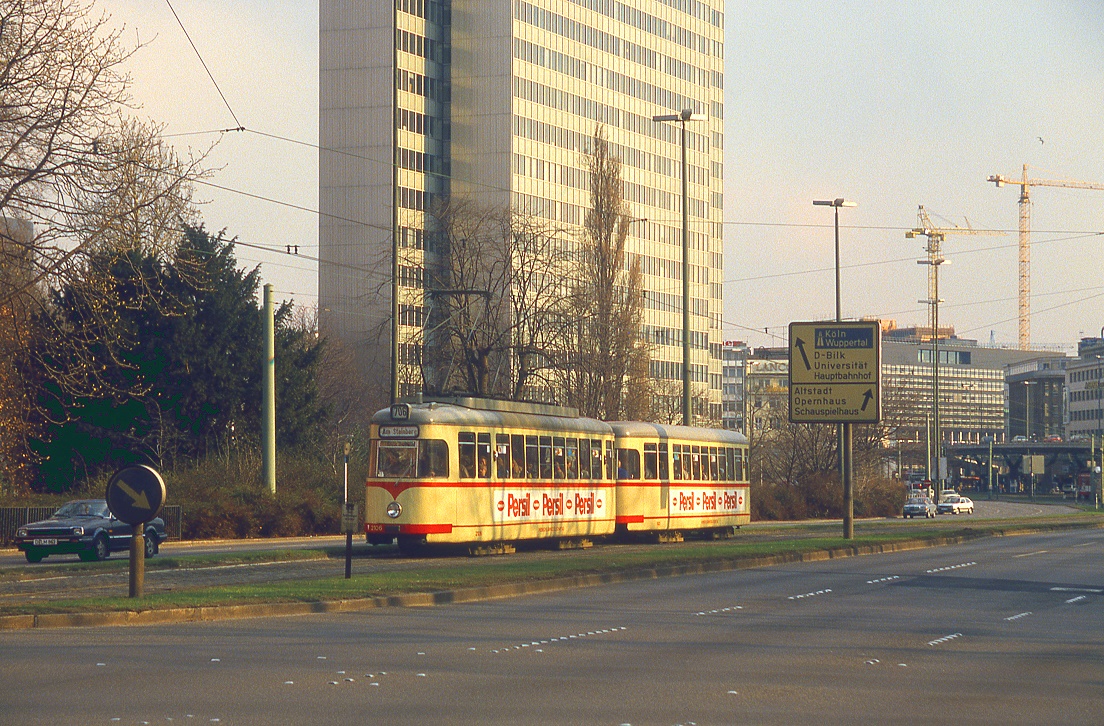 Düsseldorf 2106, Hofgartenstraße, 11.04.1986.