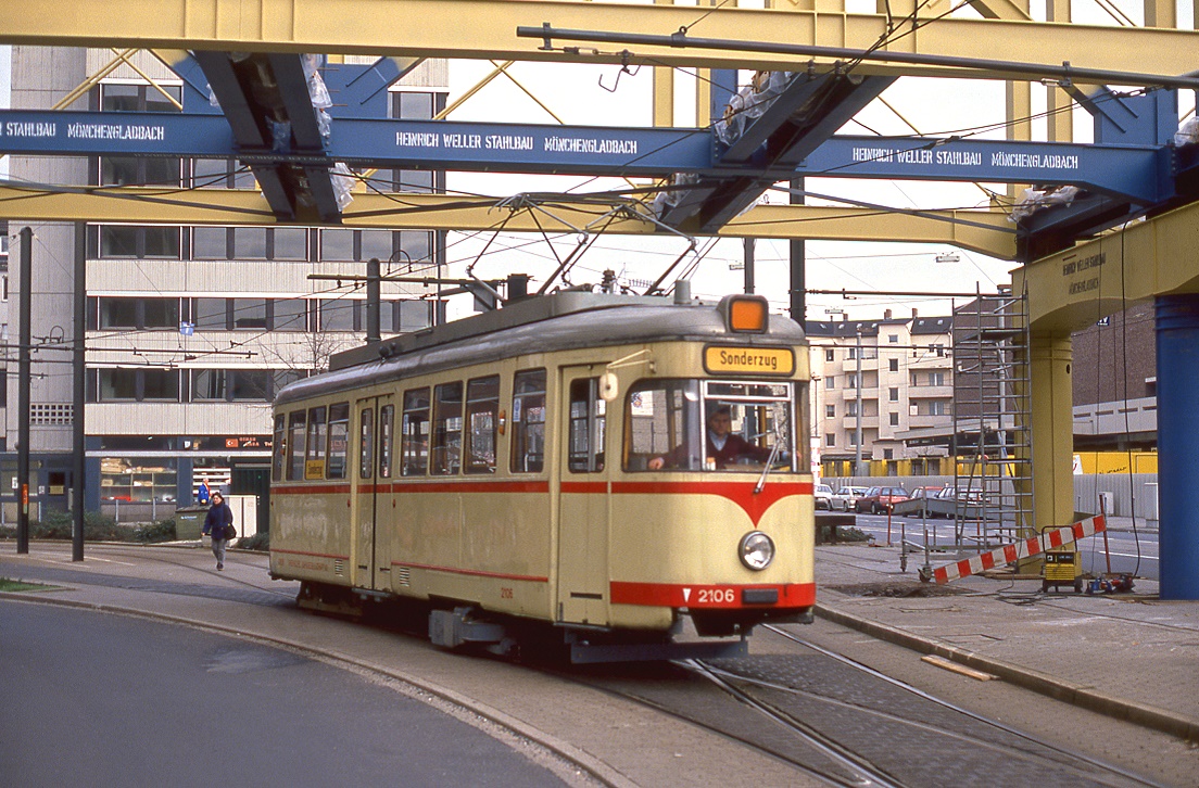 Düsseldorf 2106, Worringer Straße, 17.02.1990.