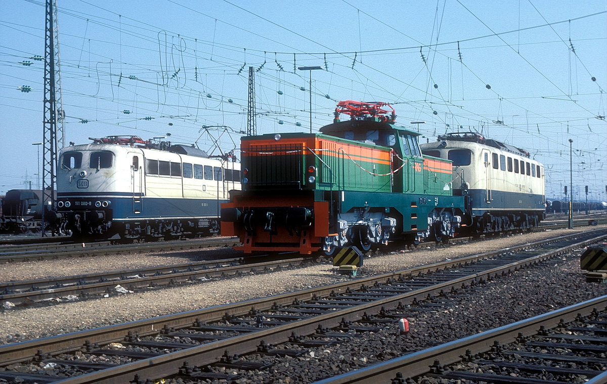  E - Lok + 150 136  Mannheim Rbf  14.04.84