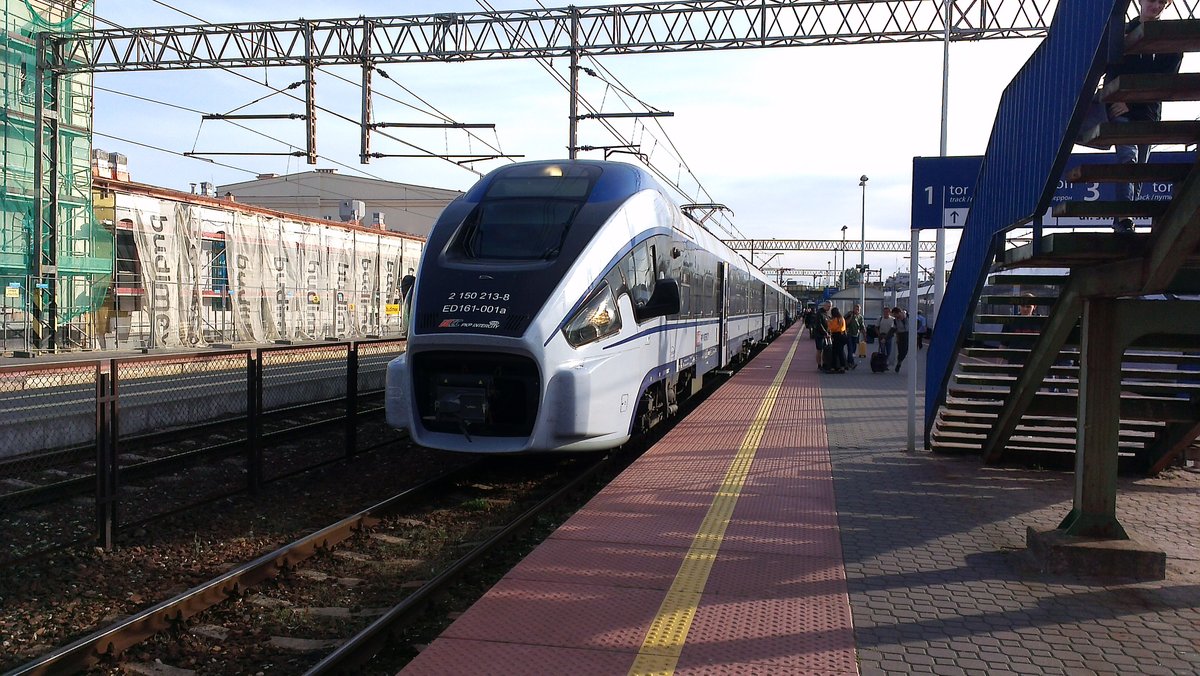 ED161-001 in Bahnhof Bialystok, 7.09.2019