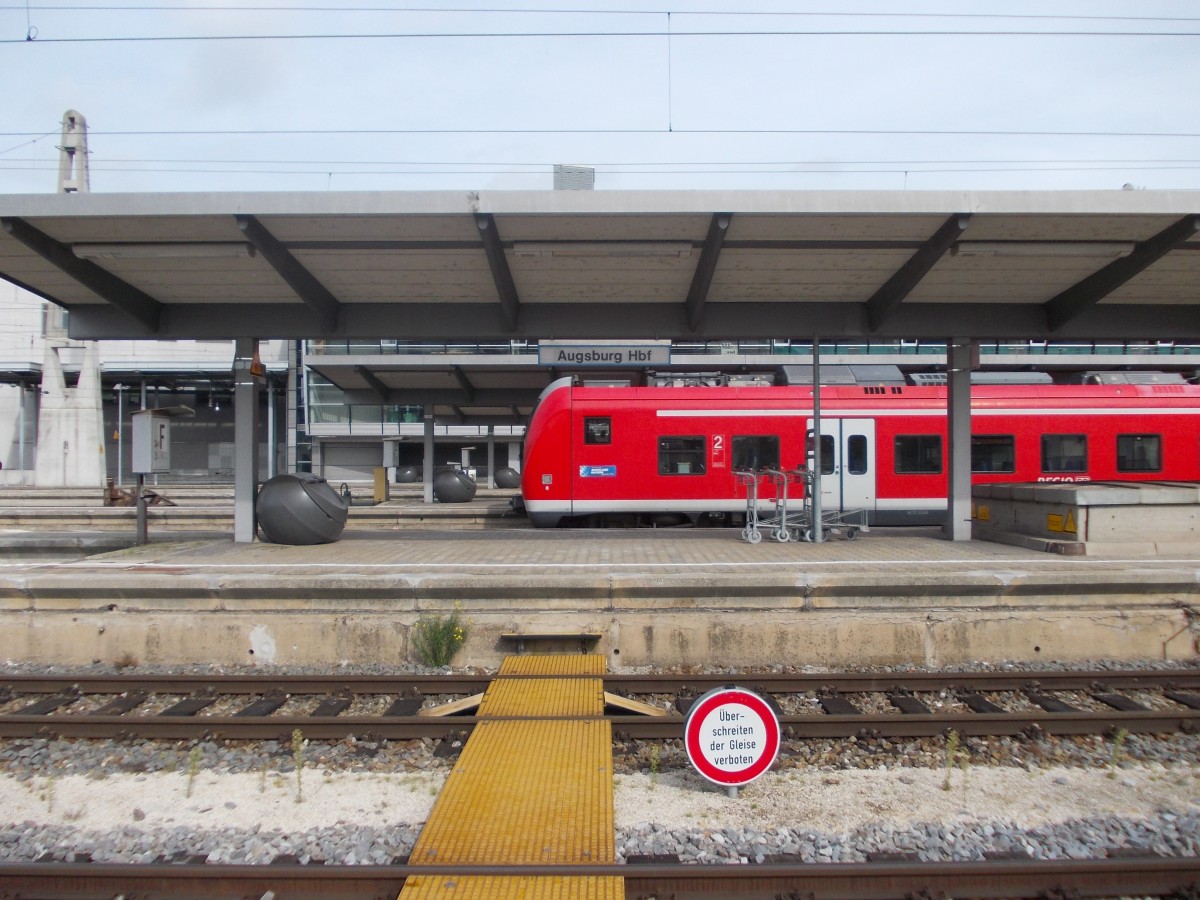 Ein 440er im Augsburger Hauptbahnhof,24.09.2013