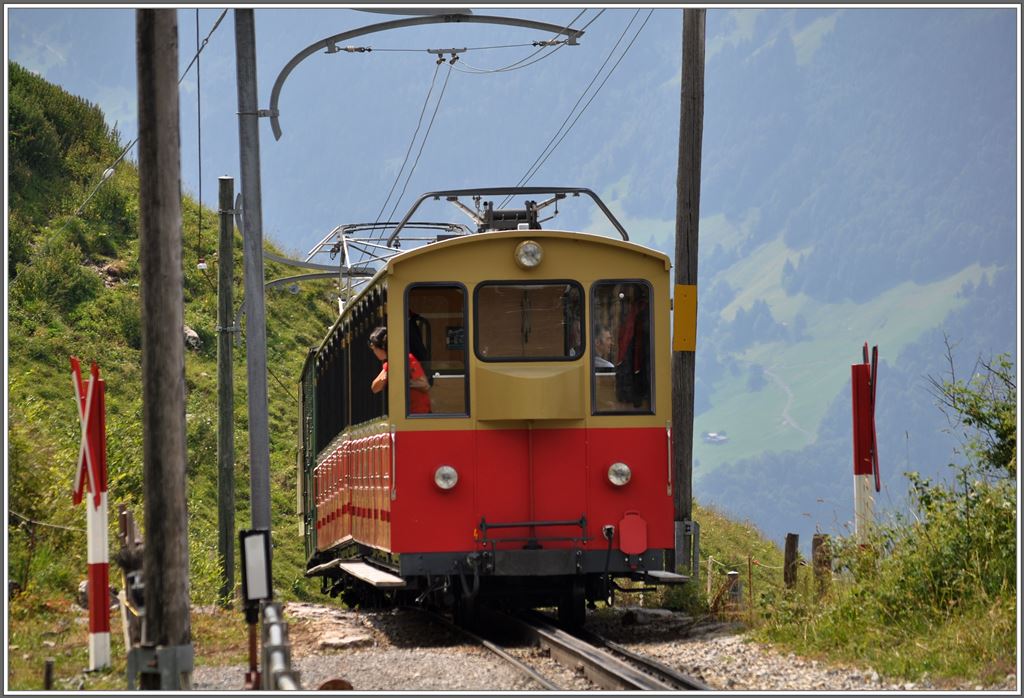 Einfahrt Ausweichstelle Breitlauenen. (06.07.2013)