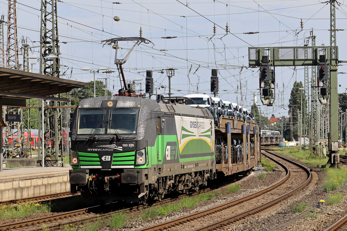 ELL 193 235 in Diensten von GYSEV Cargo in Bremen 31.7.2024