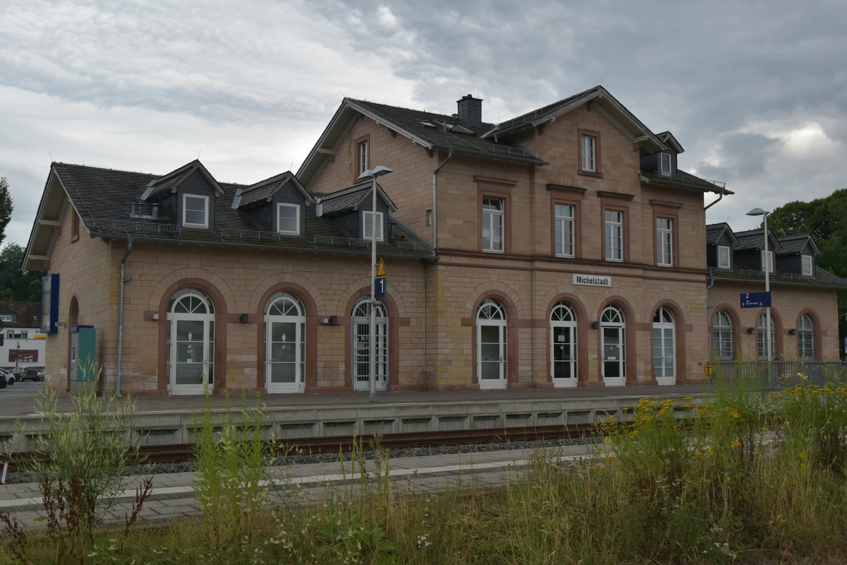 Empfangsgebäude in Michelstadt.2.7.2017