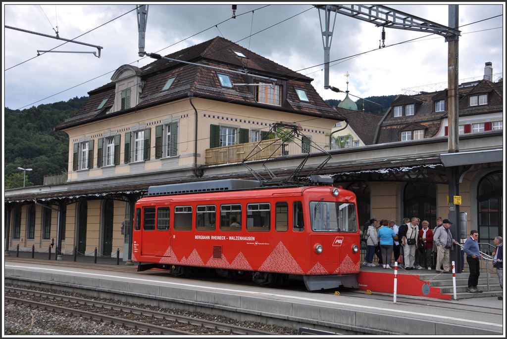 Endstation der RhW in Rheineck. (23.06.2015)