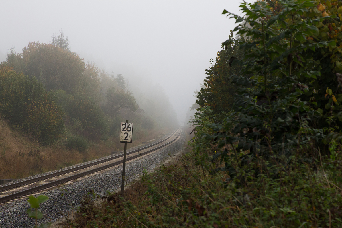  Es führt ein Gleis nach nirgendwo... 
Dürnberg am 12.10.14