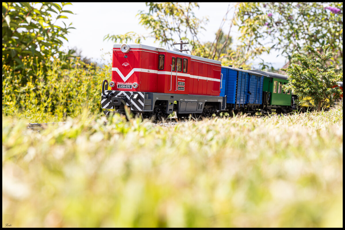 Fahrtage auf der Privaten GGB 2024 ,... Alle Jahre wieder lädt Karl Heinz zum Besuch seiner grandiosen Gartenbahn ein . 15. August 2024 