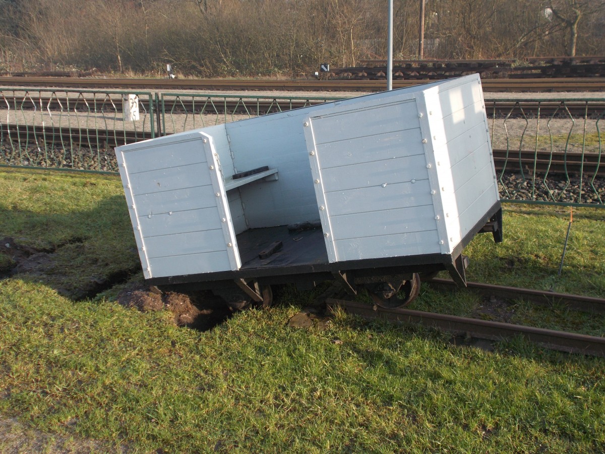  Feldbahnunfall ,am 18.Januar 2015,in Putbus.