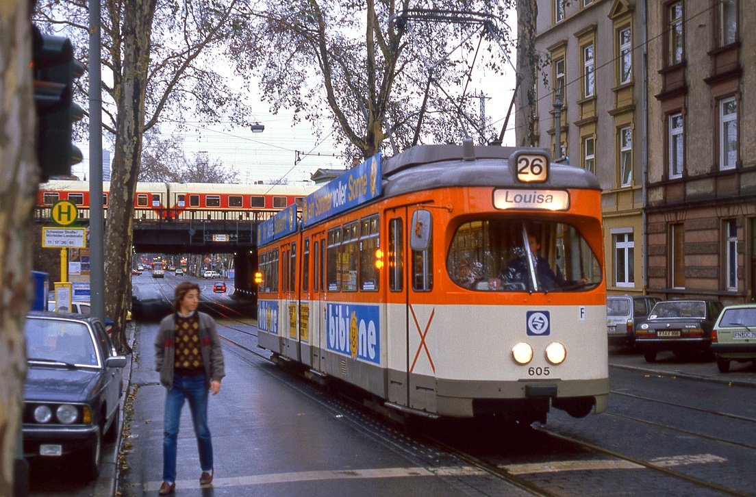 Frankfurt 605, Schweizer Straße, 07.12.1985.