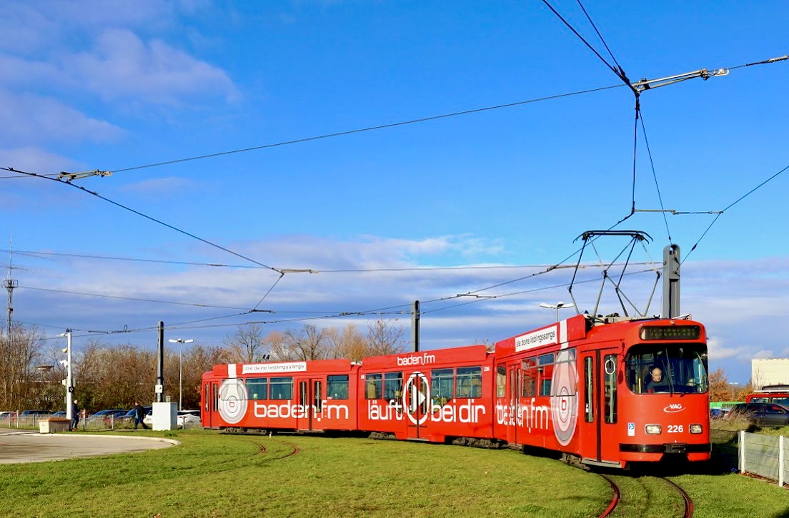 Freiburg 226, Schleife Messe, 03.12.2024.
