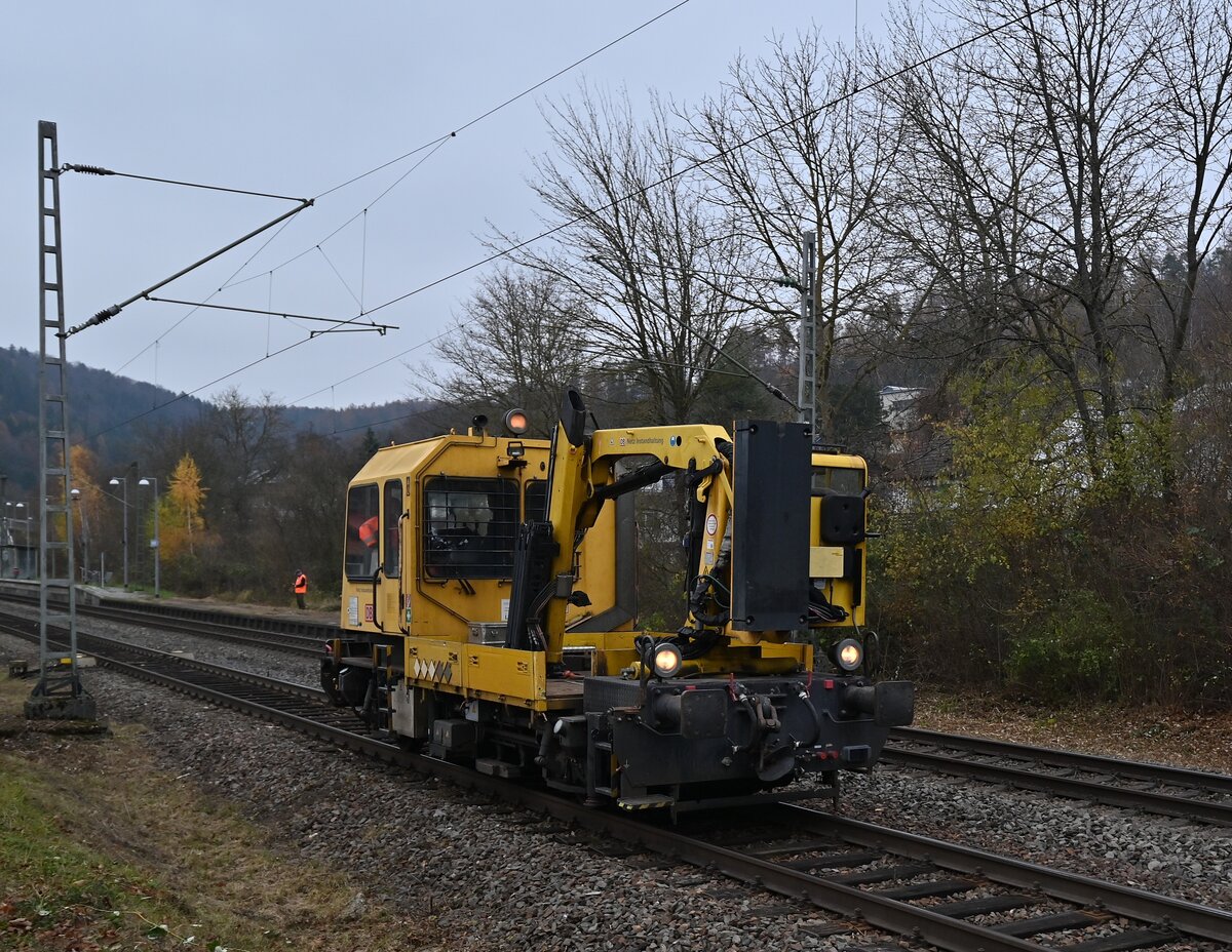 Gaf bei der Durchfahrt in Neckargerach gen Binau. 25.11.2021