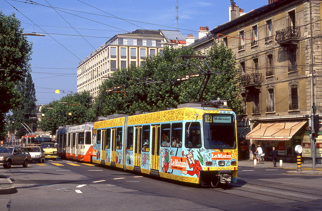 Genève 805 + 825, Rue de Rive, 28.08.1991.
