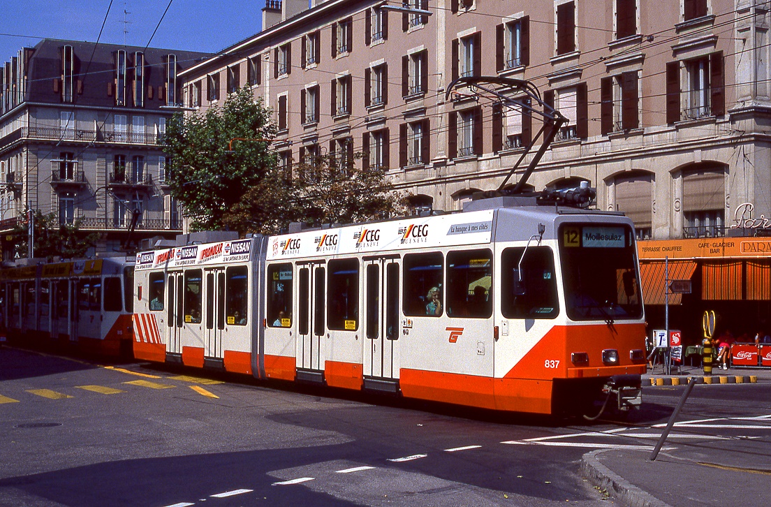 Genève 837 + 815, Rue de Rive, 28.08.1991.