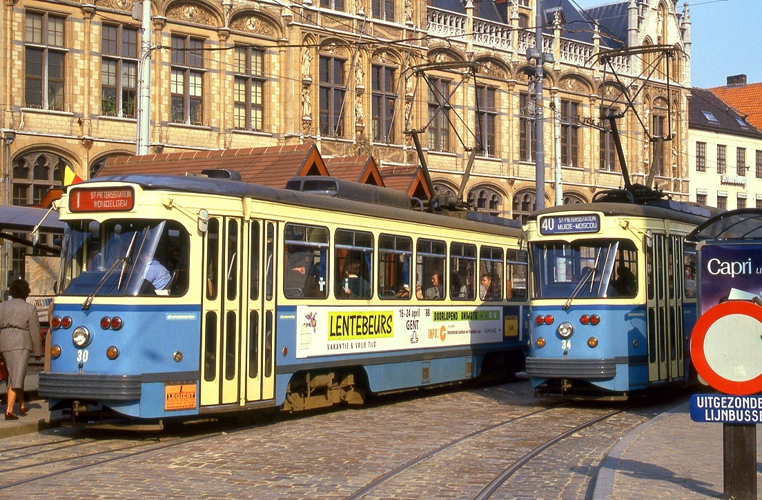 Gent 30, Korenmarkt, 03.04.1988.
