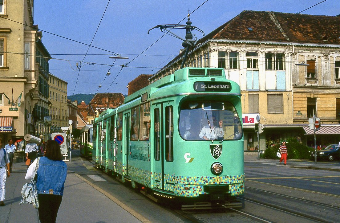 Graz 503, Hauptbrücke, 23.08.1993.