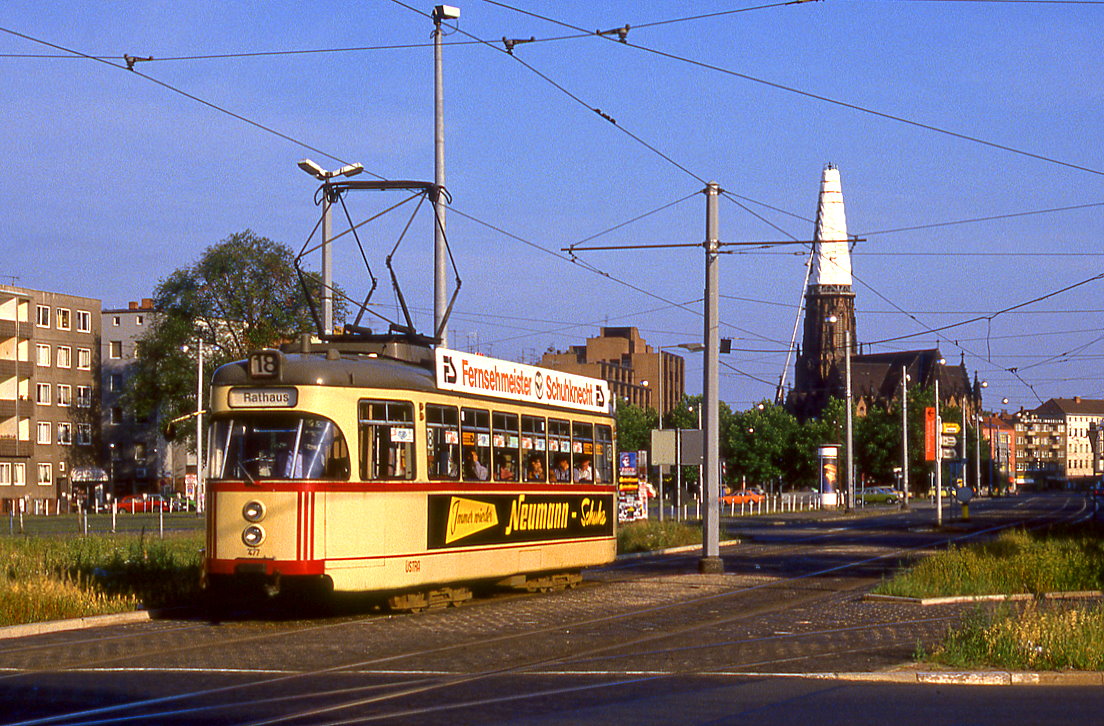 Hannover 477, Klagesmarkt, Goseriede, 20.07.1986.
