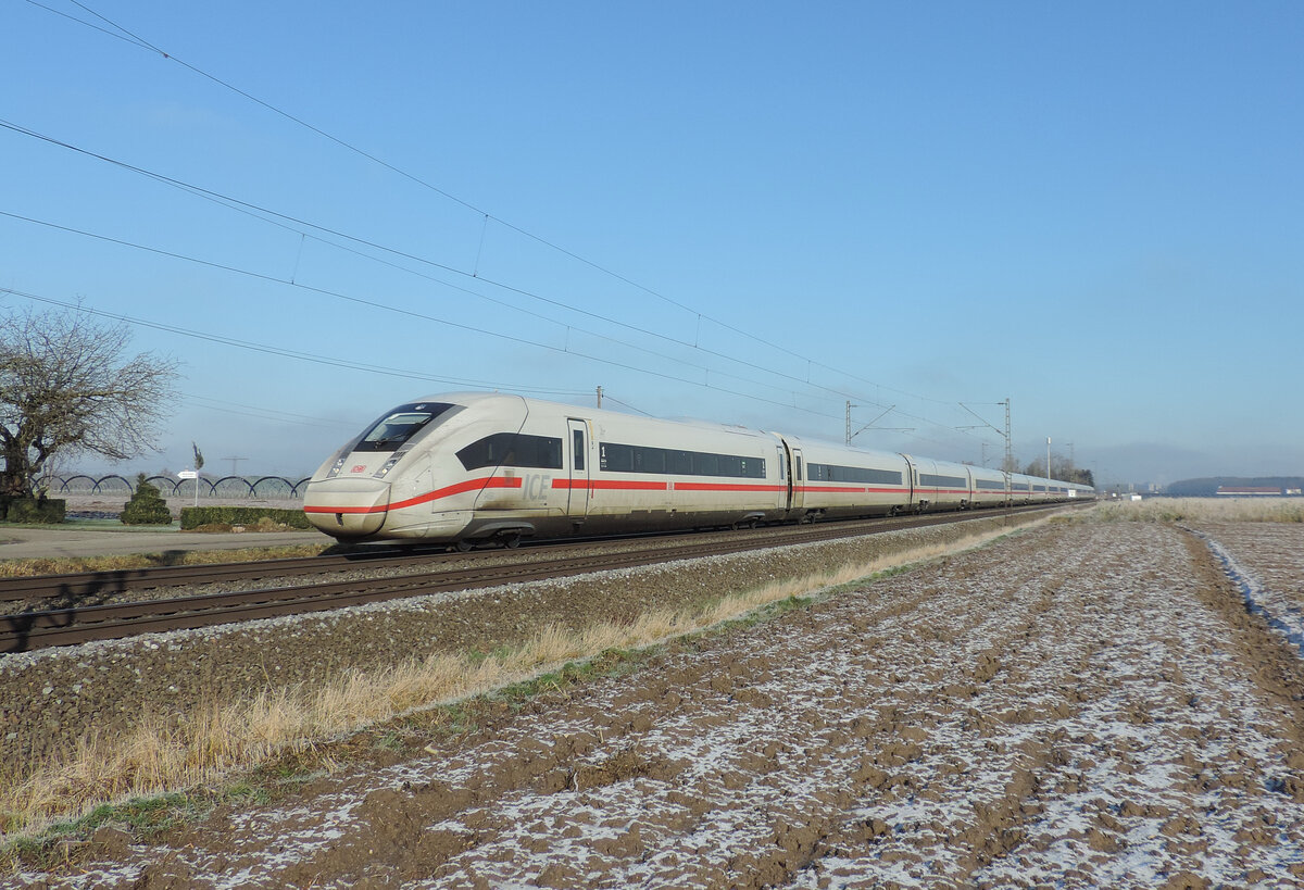 Hohberg - 20. Januar 2024 : 412 056 am ICE 71 von Hamburg Altona nach Basel.

Link zum Video : https://www.youtube.com/watch?v=Cn7W-Wk7X38