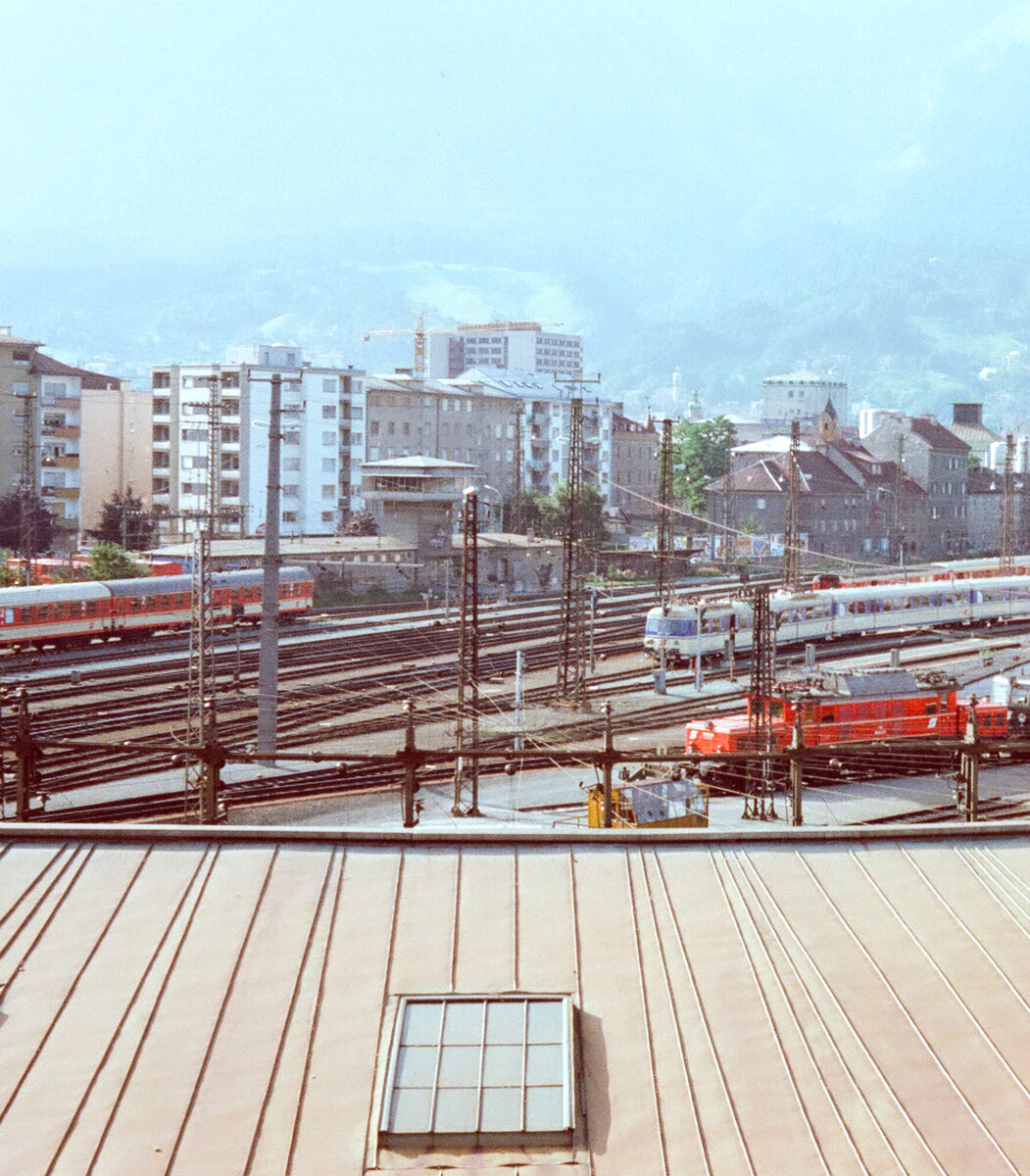 Innsbruck als Bahnstadt: Das Bw und seine Züge (Sommer 1983)